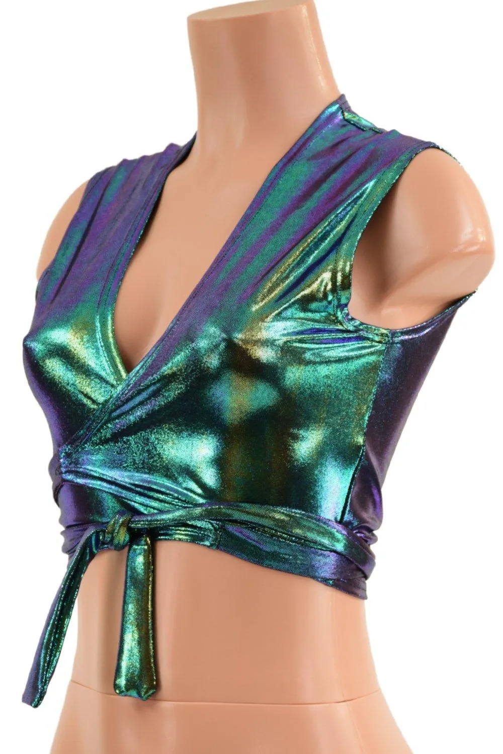 Scarab Wrap & Tie Top