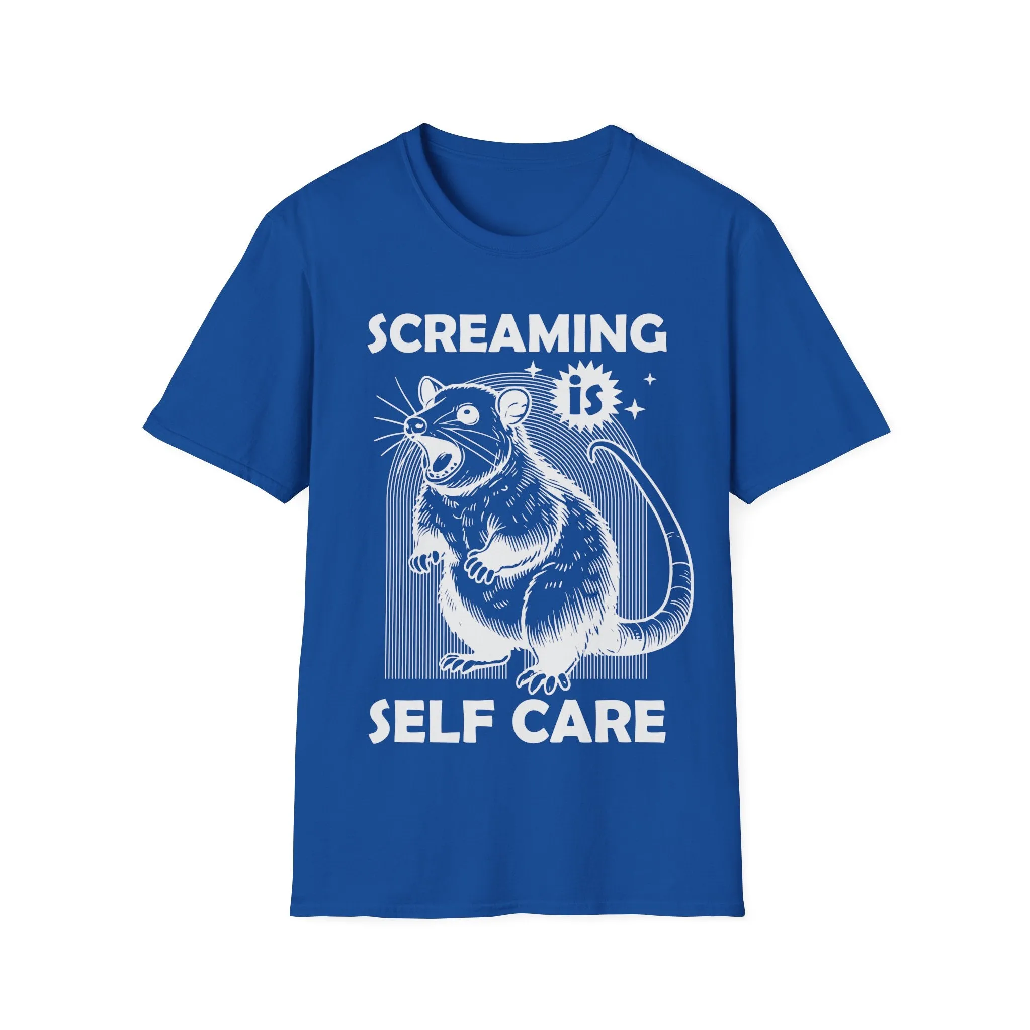 Screaming is Self Care Possum Shirt