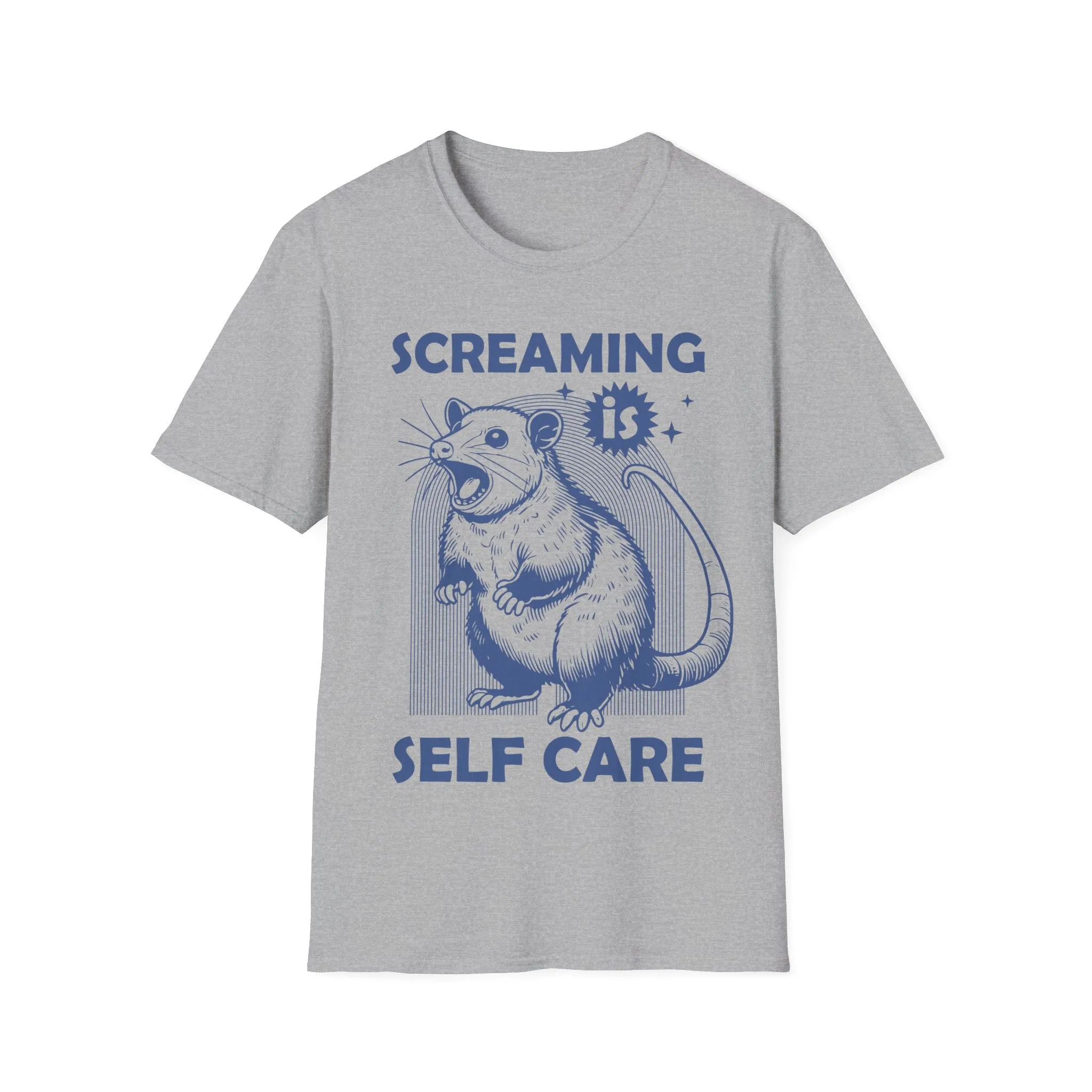 Screaming is Self Care Possum Shirt