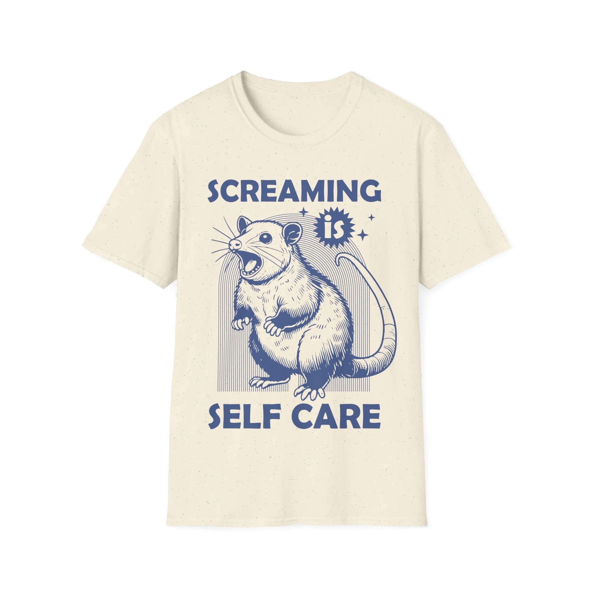 Screaming is Self Care Possum Shirt