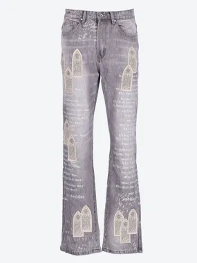 Scripture denim jeans