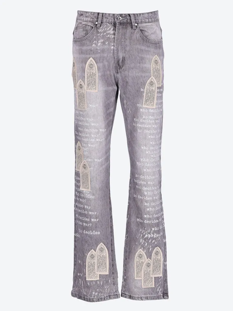 Scripture denim jeans