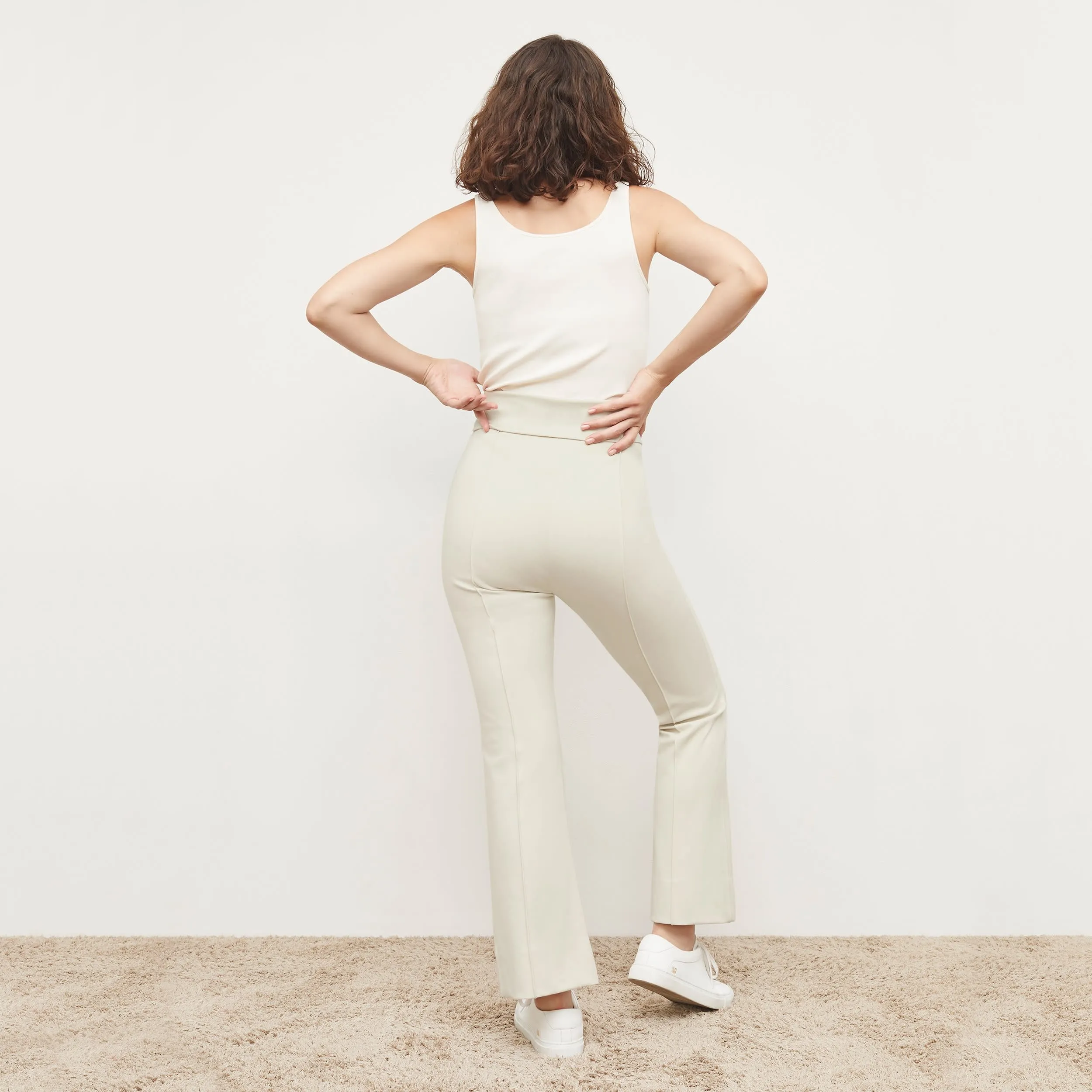 Shiloh Pant - Washable Ponte :: Pearl