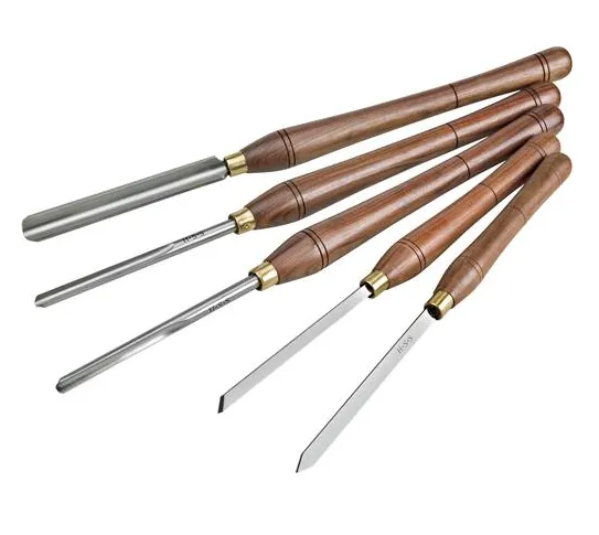 Shop Fox Tools Deluxe Lathe Chisel Set, 5 pc.