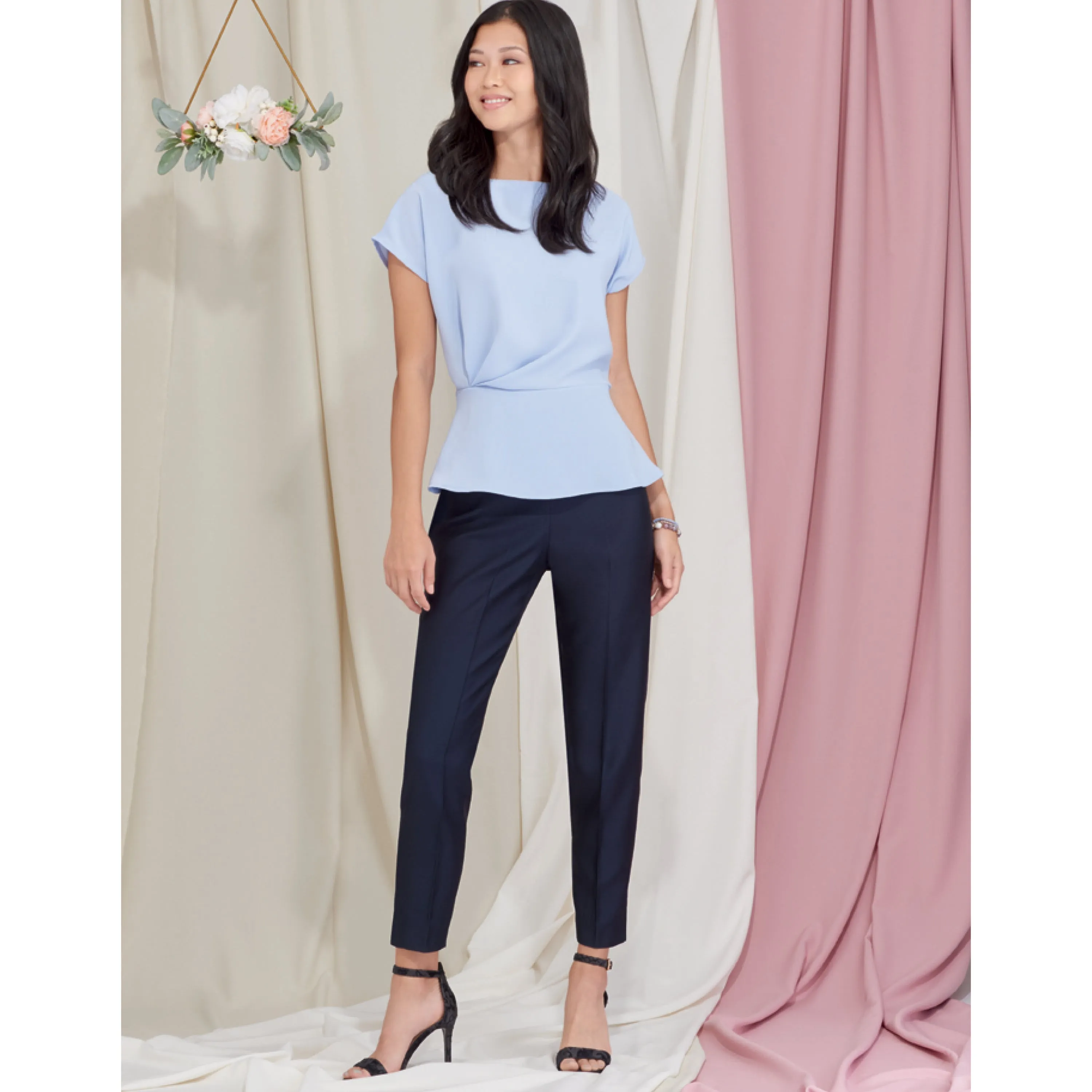 Simplicity Sewing Pattern S9470 Misses' Peplum Tops