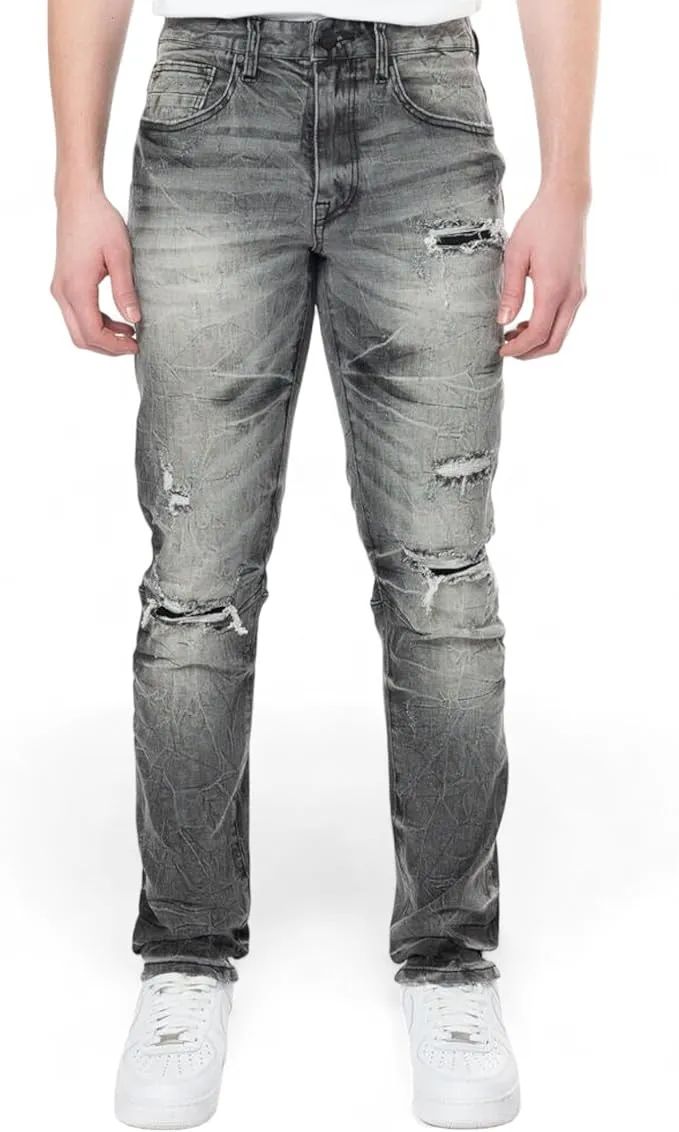 Smoke Rise Men's Wave Effect Jeans