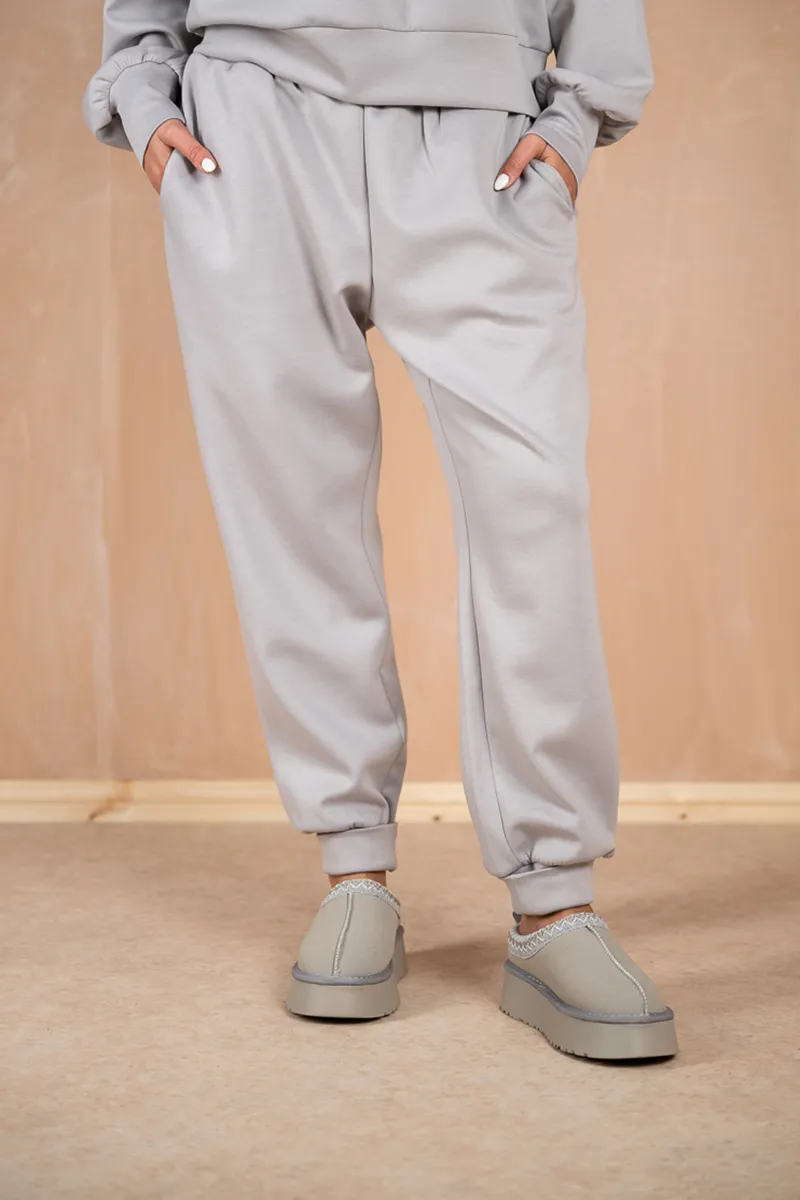 Soft Scuba Joggers - Grey