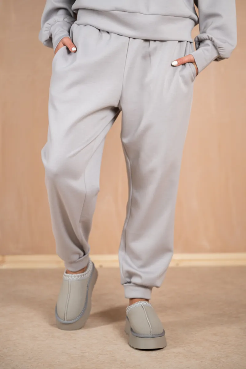 Soft Scuba Joggers - Grey