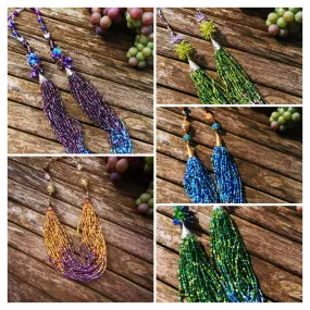 Stranded and beaded  multi strand  statement necklaces  The "Encounter" Range,