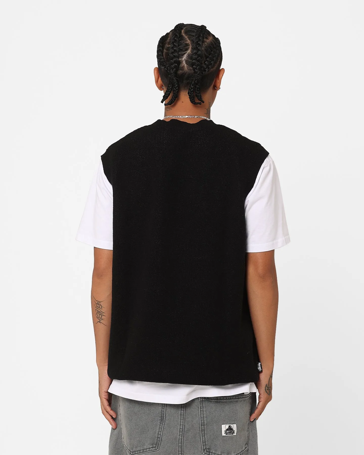 Stussy Smooth Stock Knit Vest Black