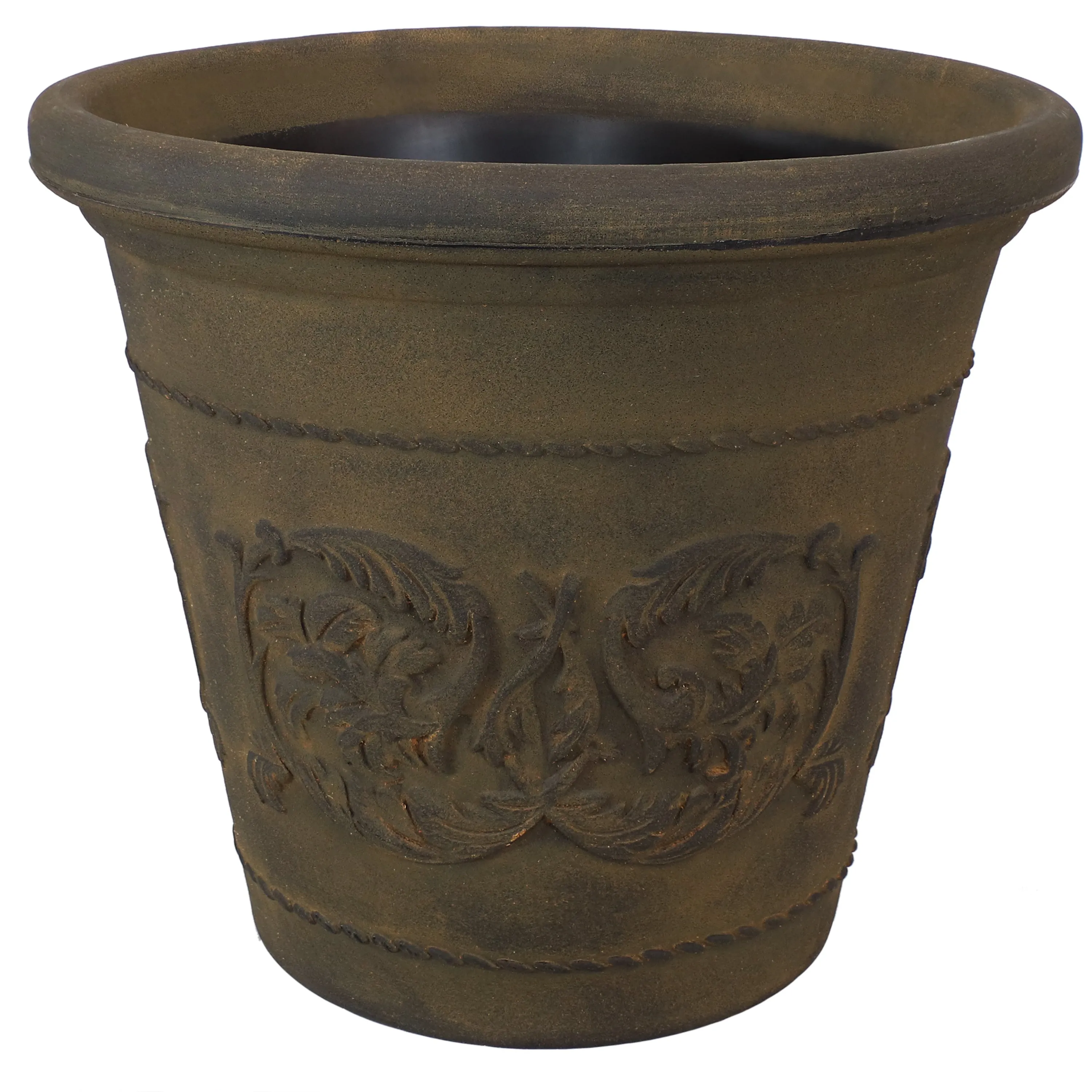 Sunnydaze Arabella Polyresin Outdoor Flower Pot Planter