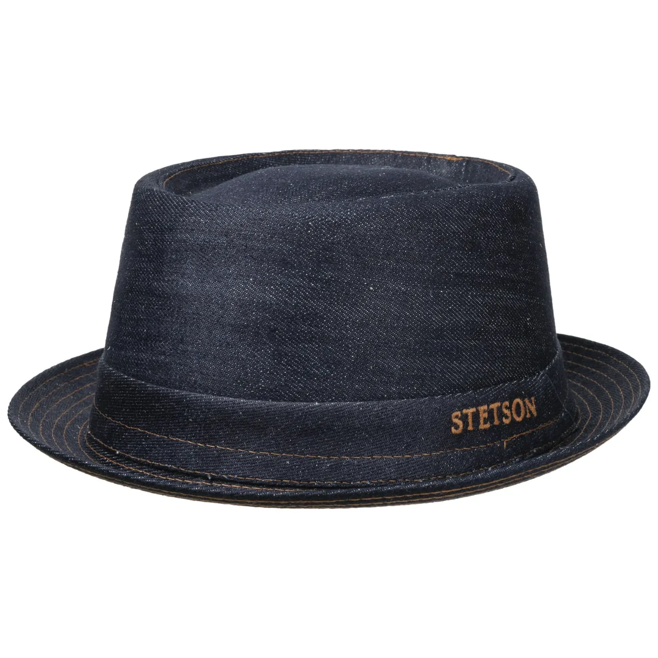 Sustainable Pork Pie Denim Hat by Stetson