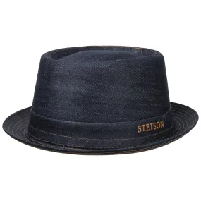 Sustainable Pork Pie Denim Hat by Stetson