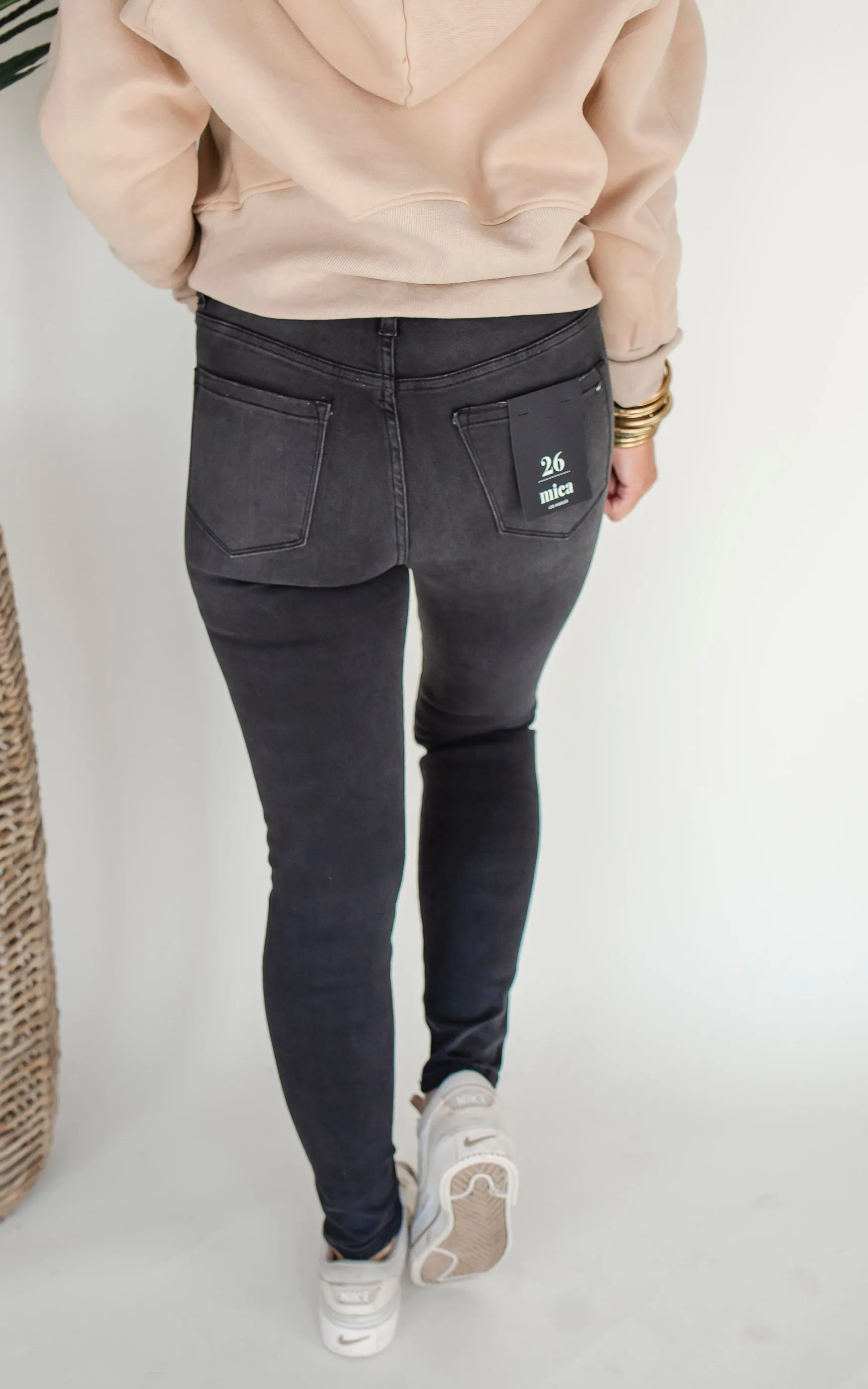 The Eva High Rise Ankle Skinny Denim Jean | Mica *