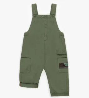 The Parker Khaki Overalls - Olive - BABY