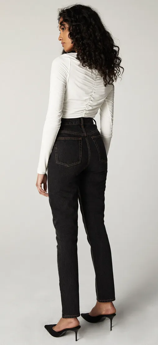 The Sloane High Rise Cigarette Jeans - Midnight Rider