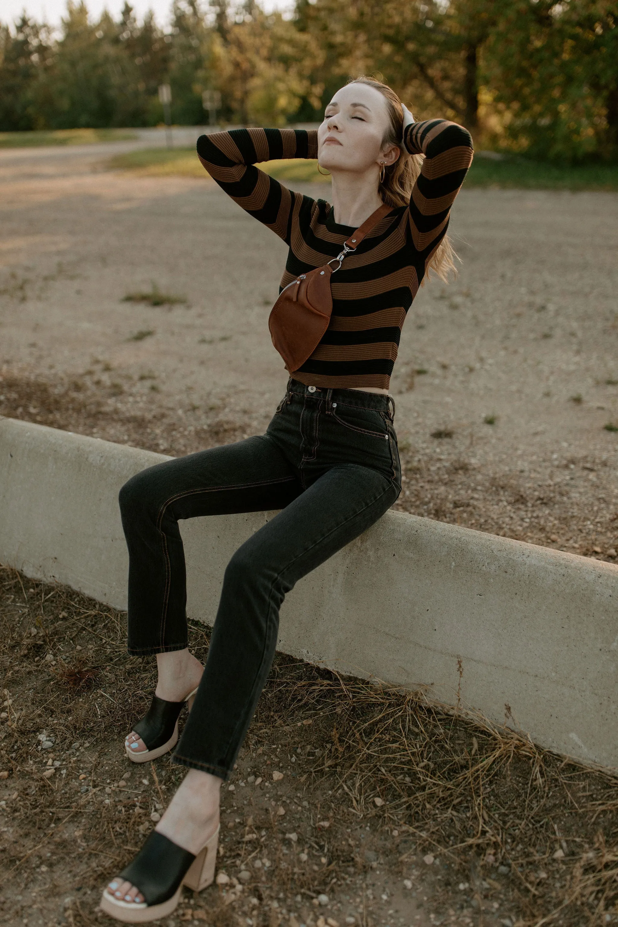 The Sloane High Rise Cigarette Jeans - Midnight Rider