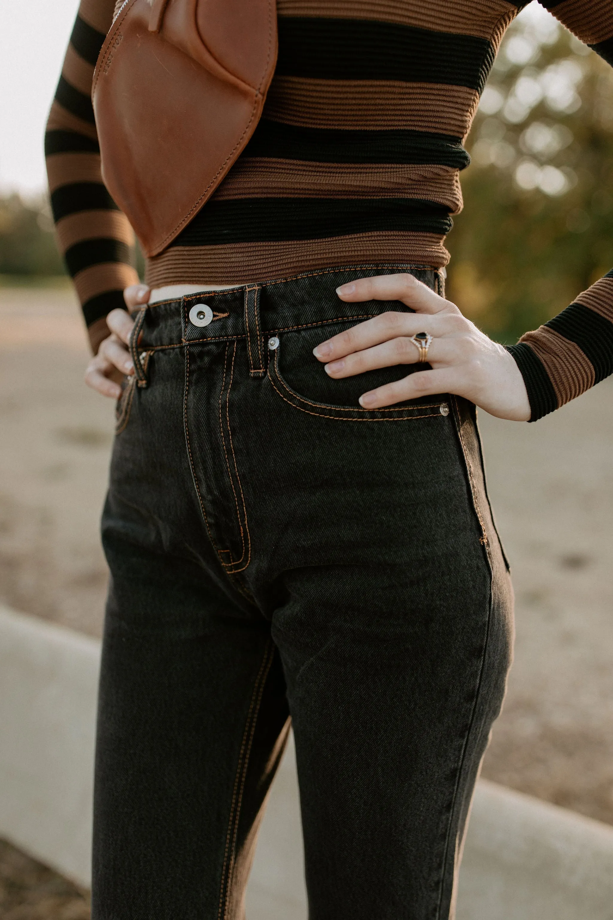 The Sloane High Rise Cigarette Jeans - Midnight Rider