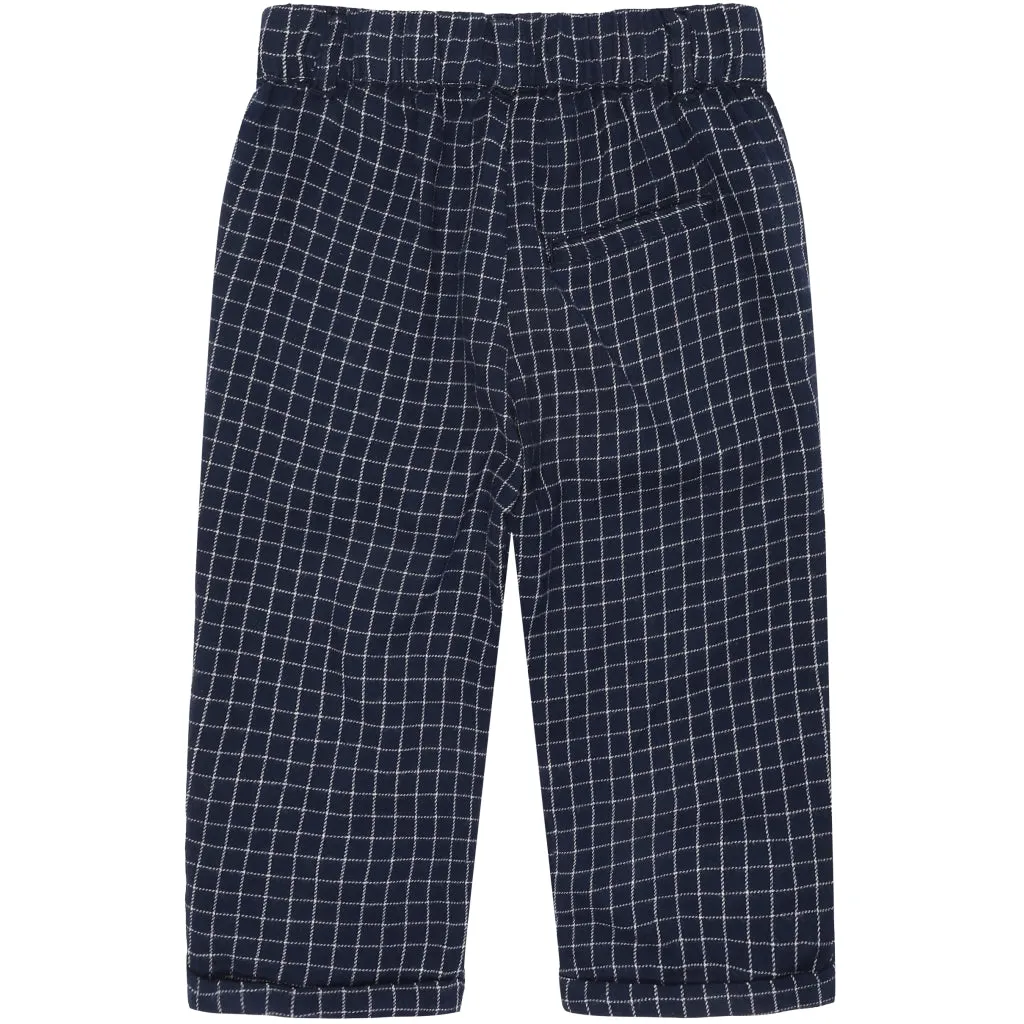 TNSLoke Chinos - Navy Blazer Check AOP