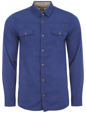 Tokyo Laundry Gallagher blue shirt