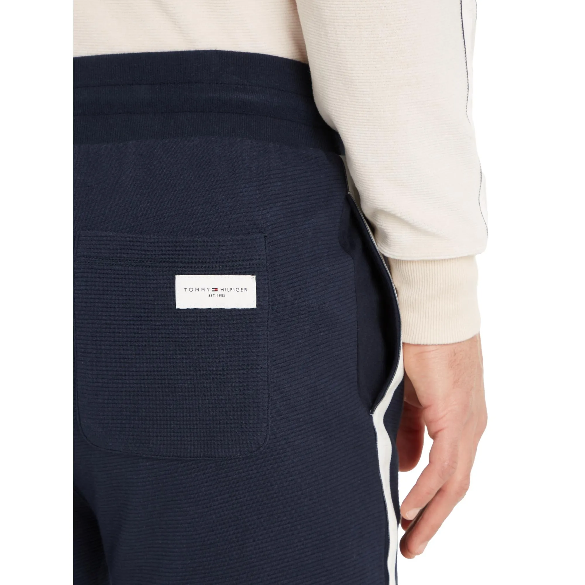 Tommy Hilfiger Mens TH Established HWK Track Pant - Desert Sky