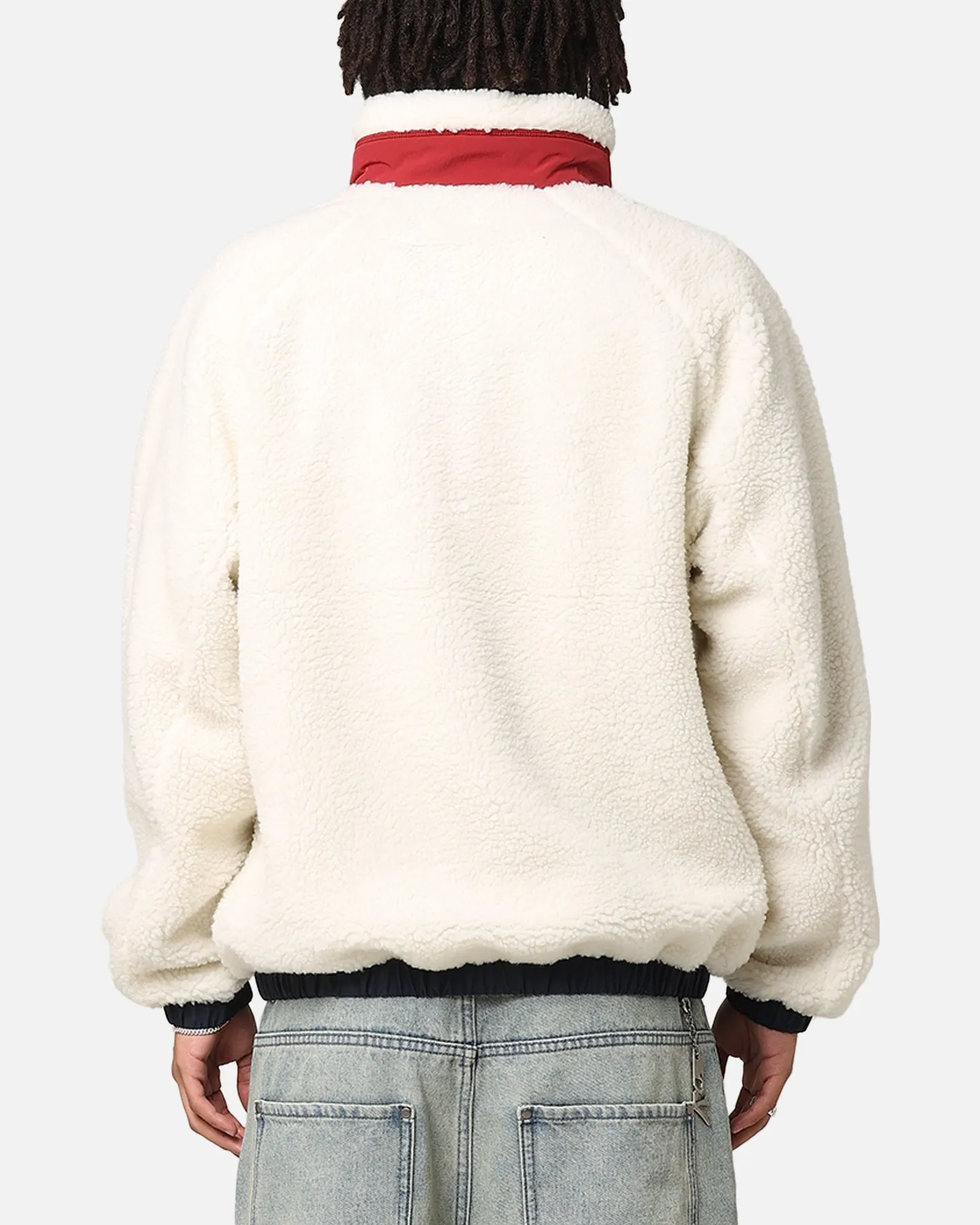 Tommy Jeans TJM Outdoor Teddy Jacket Ancient White/Multi