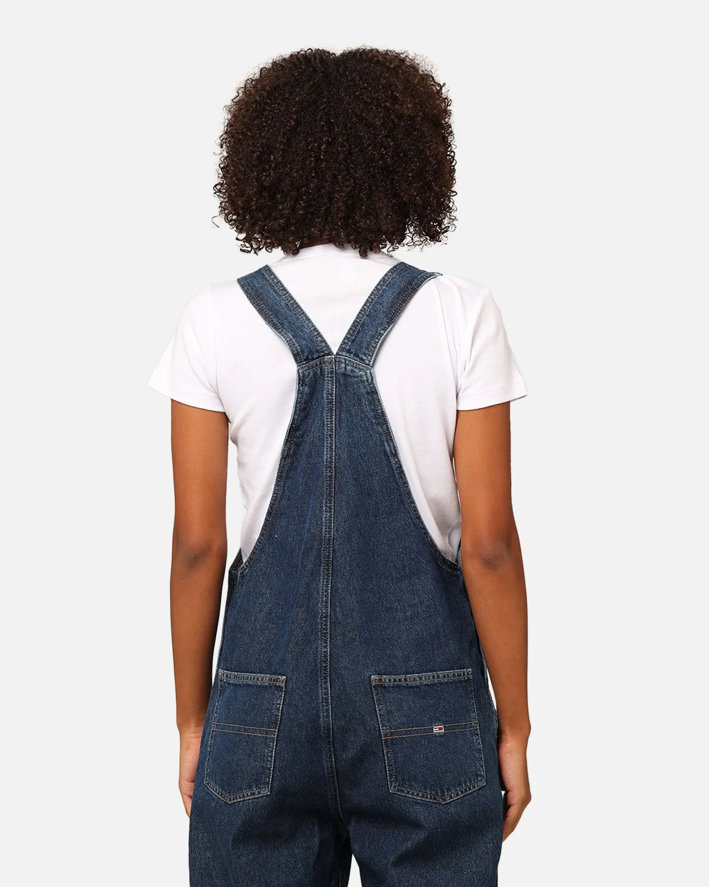 Tommy Jeans Women's Workwear Dungaree Denim Dark