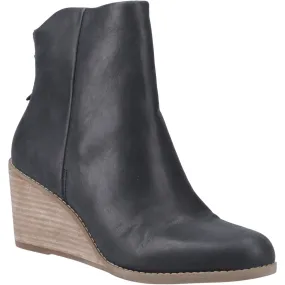 TOMS Casey Leather Women's Black Boots