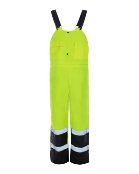 UHV500 HiVis Lined Bib Overalls