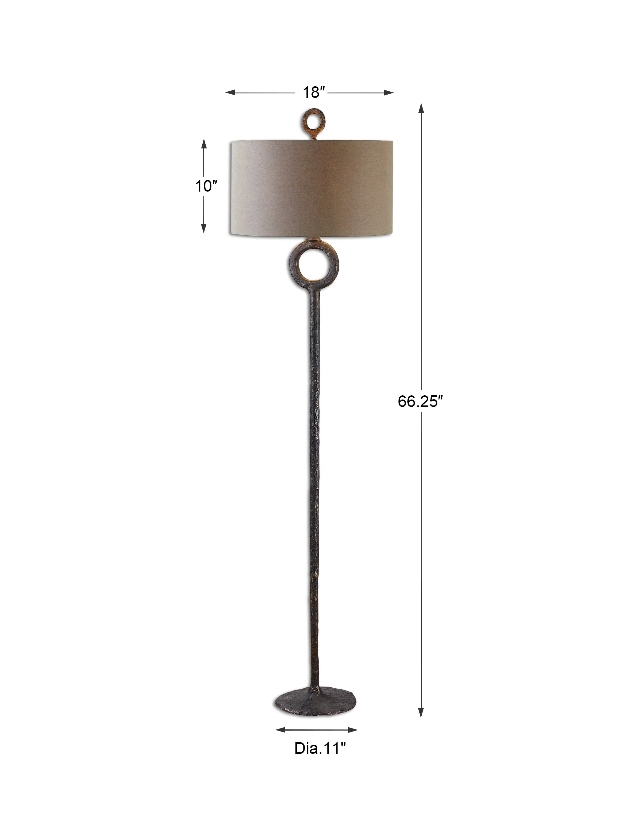 Uttermost Ferro Cast Iron Floor Lamp