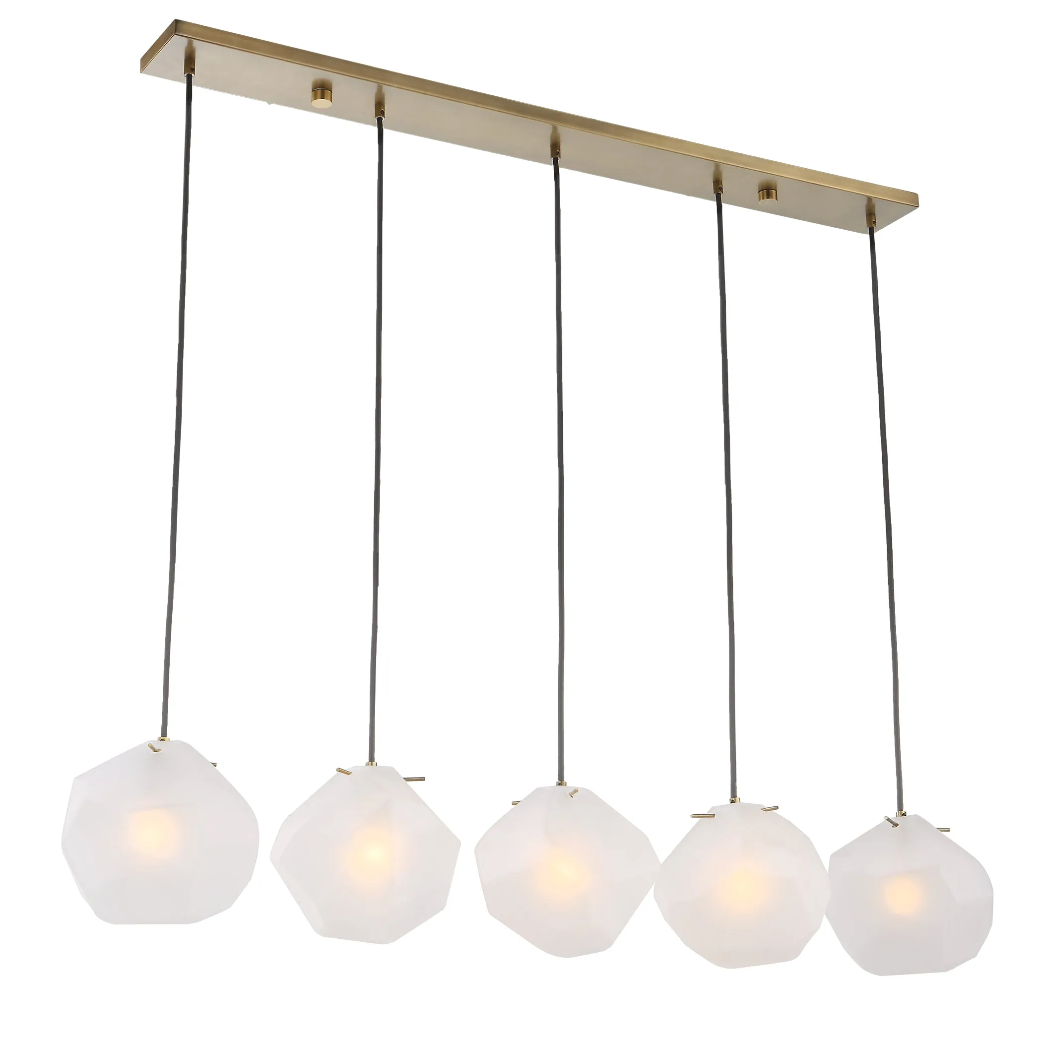 Uttermost Geodesic 5 Light Linear Pendant