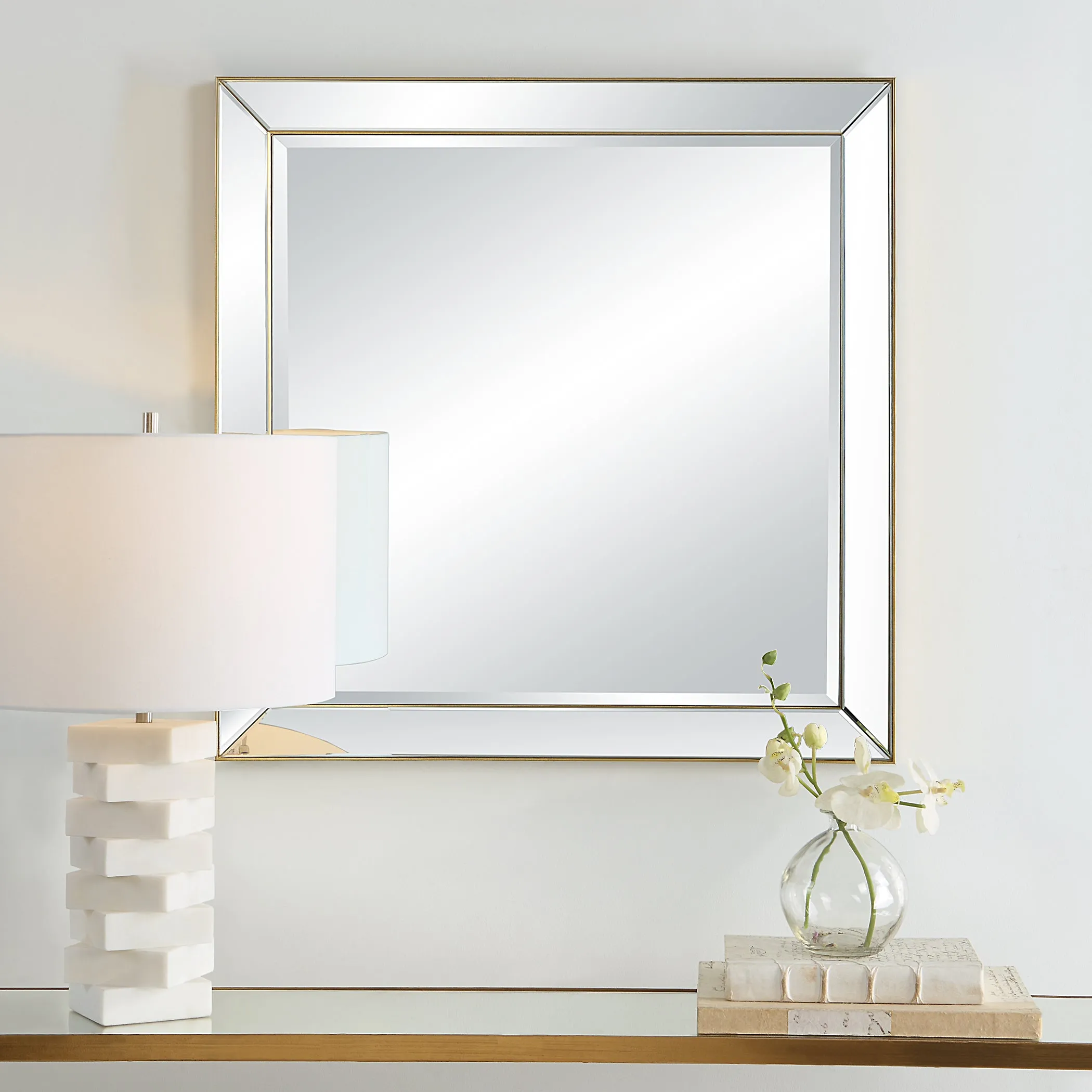 Uttermost Lytton Gold Square Mirror