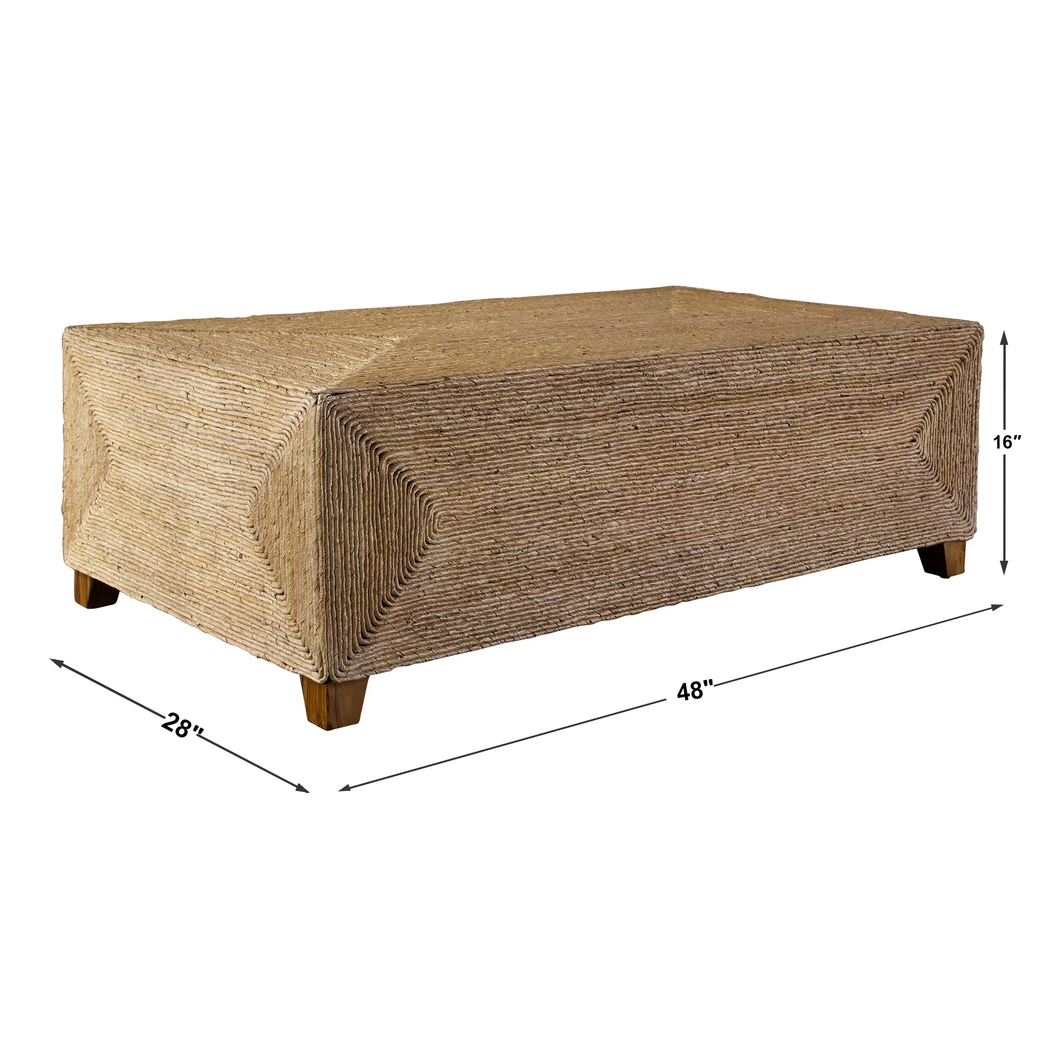 Uttermost Rora Woven Coffee Table