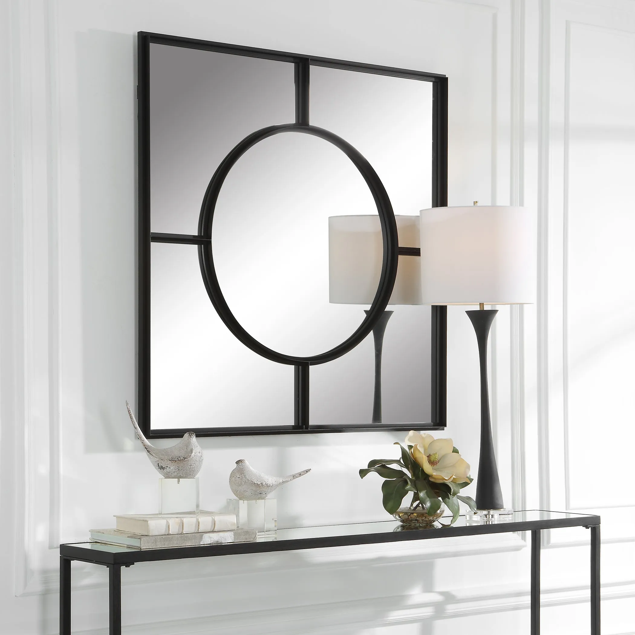 Uttermost Spurgeon Square Window Mirror