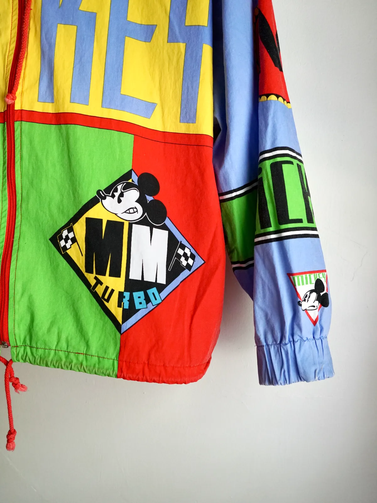 Vintage Mickey Mouse Formula 1 Race Jacket