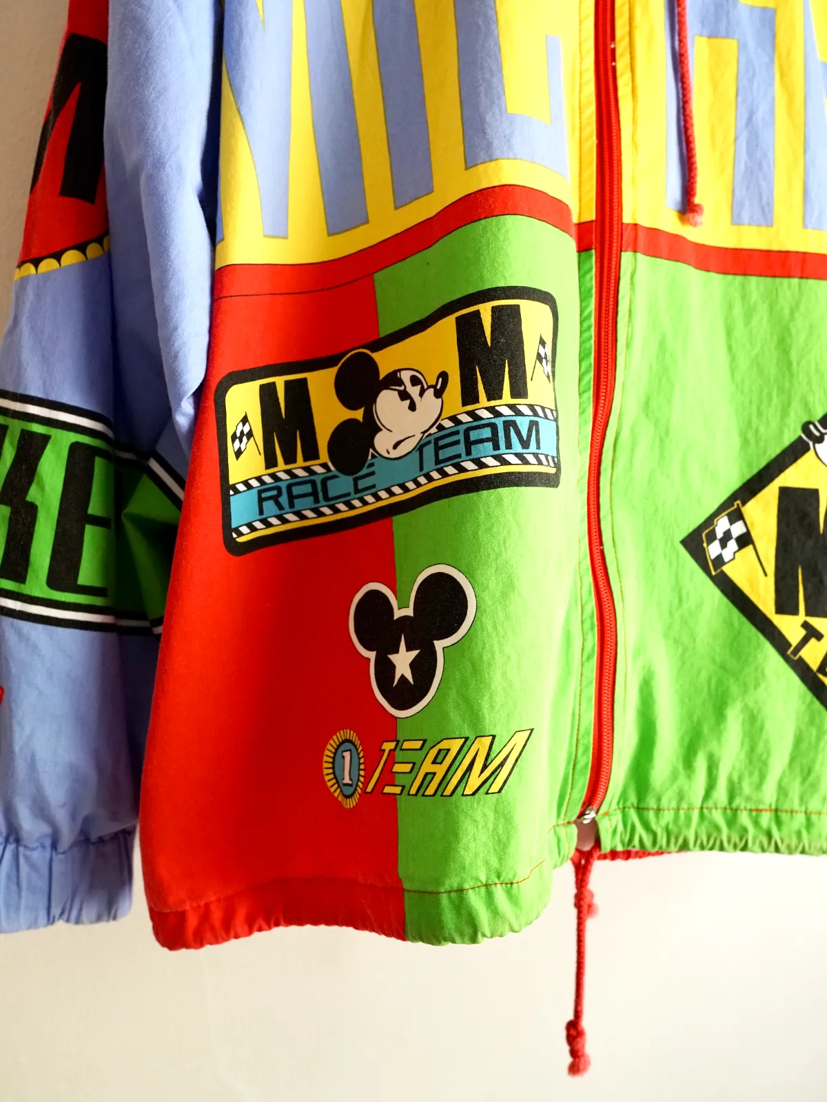 Vintage Mickey Mouse Formula 1 Race Jacket