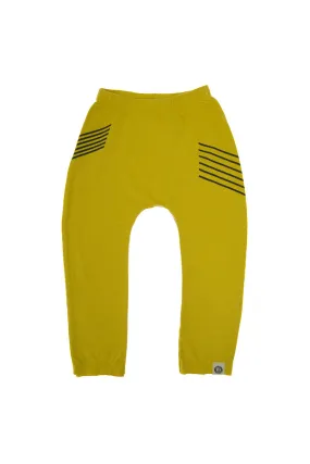 Vinyl DJ Kids Joggers | Yellow