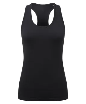 Womens TriDri® recycled seamless 3D fit multi-sport flex vest | Black