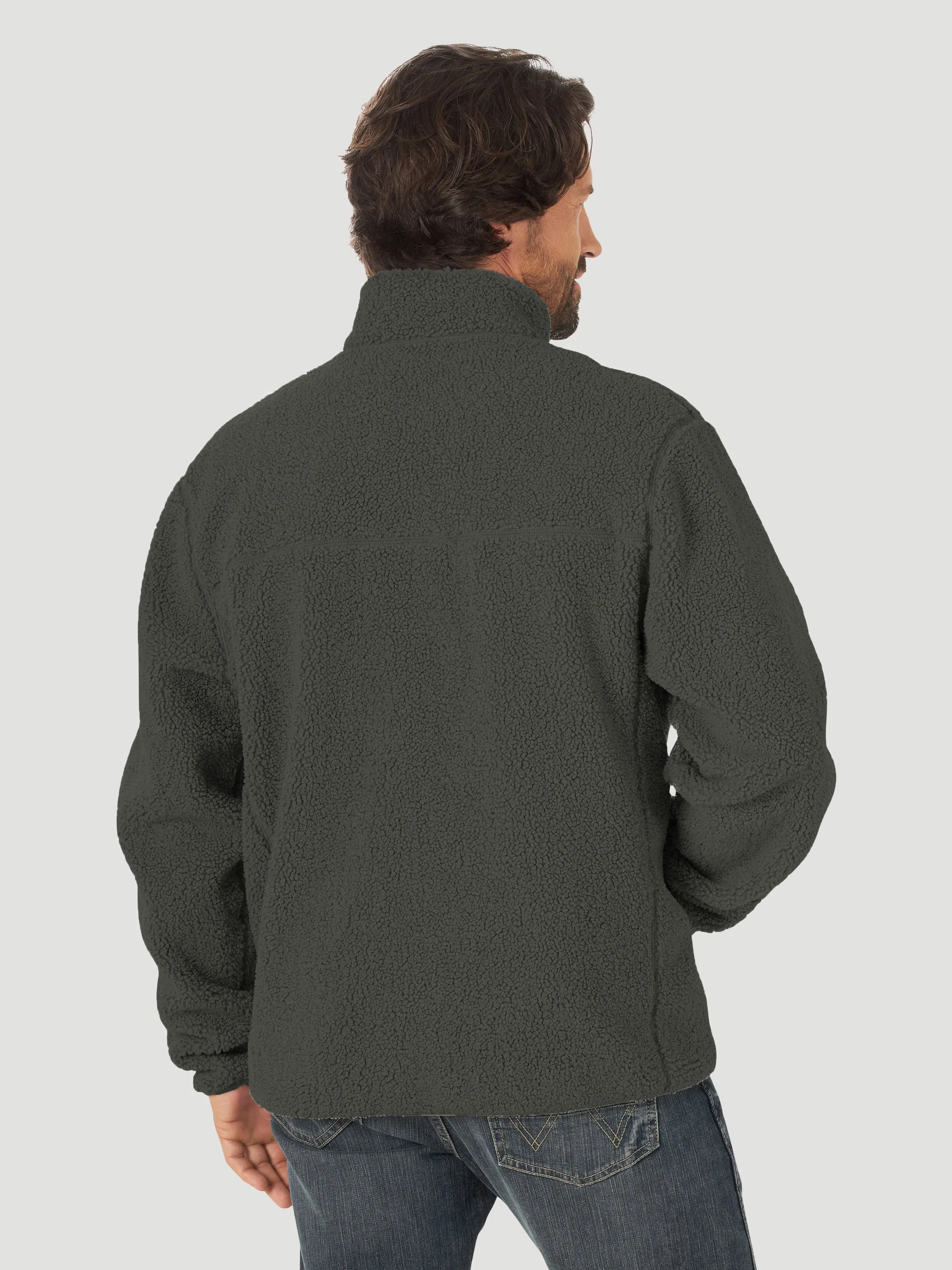 Wrangler | Dark Green Sherpa Jacket