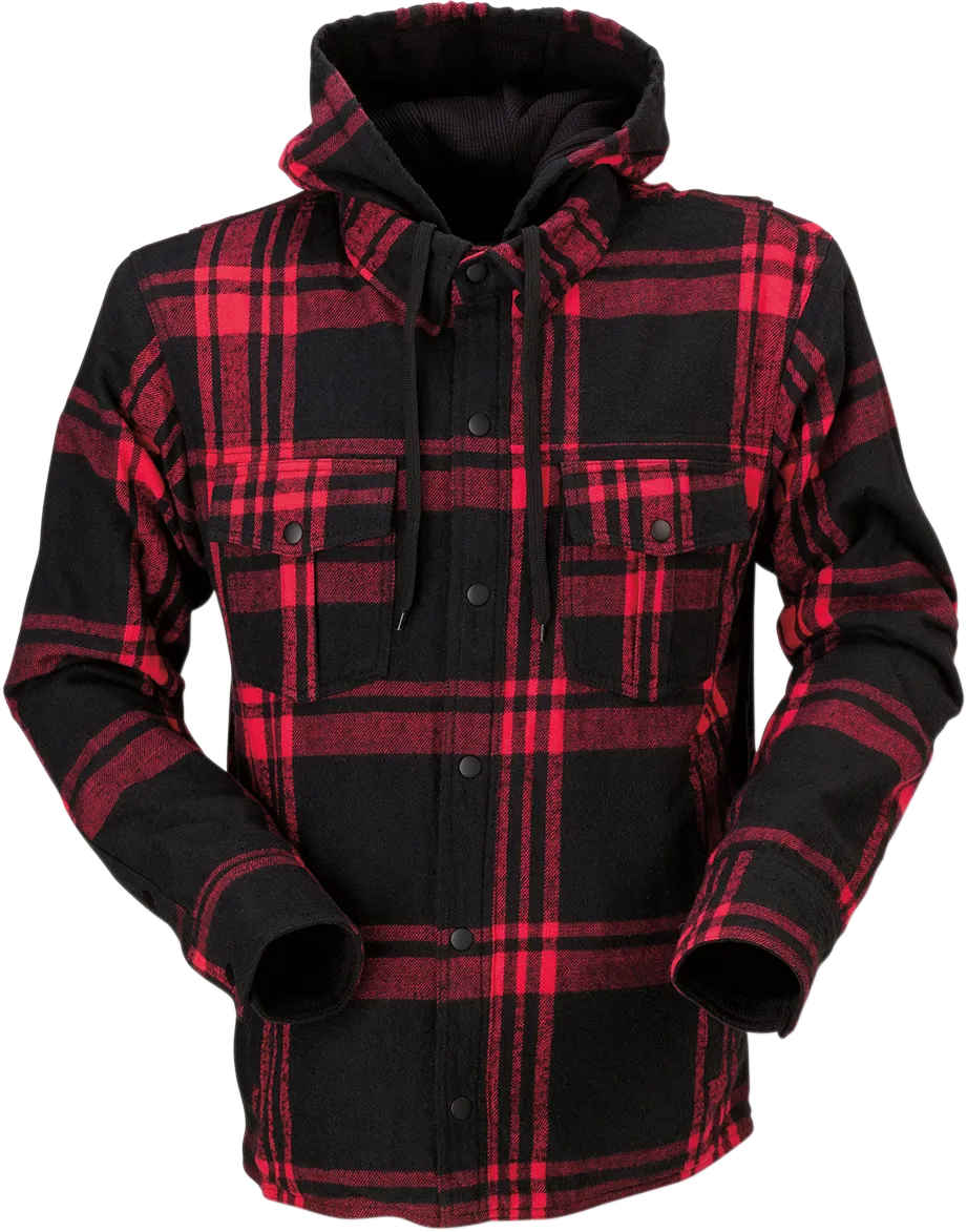 Z1R Timber Flannel Shirt - Red/Black - 3XL 2820-5338