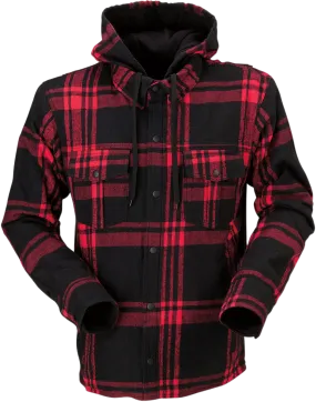 Z1R Timber Flannel Shirt - Red/Black - 3XL 2820-5338