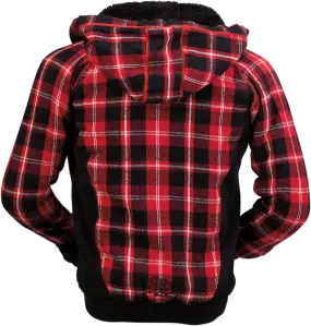 Z1R Women's Lumberjill Jacket - Red/Black - Small 2840-0120