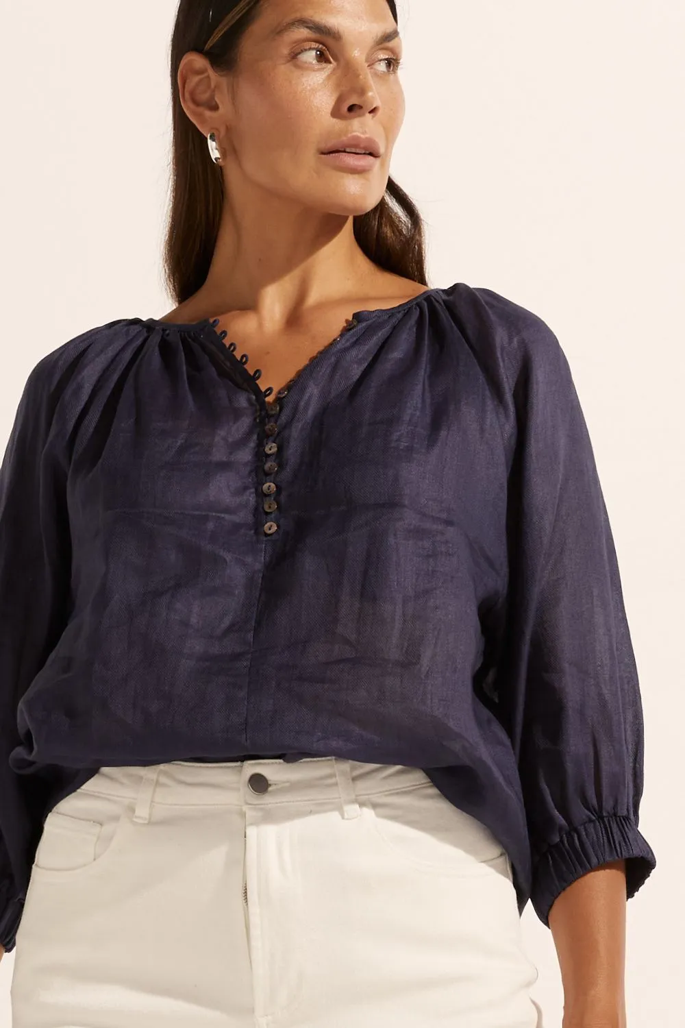 Zoe Kratzmann Imbue Top - Indigo