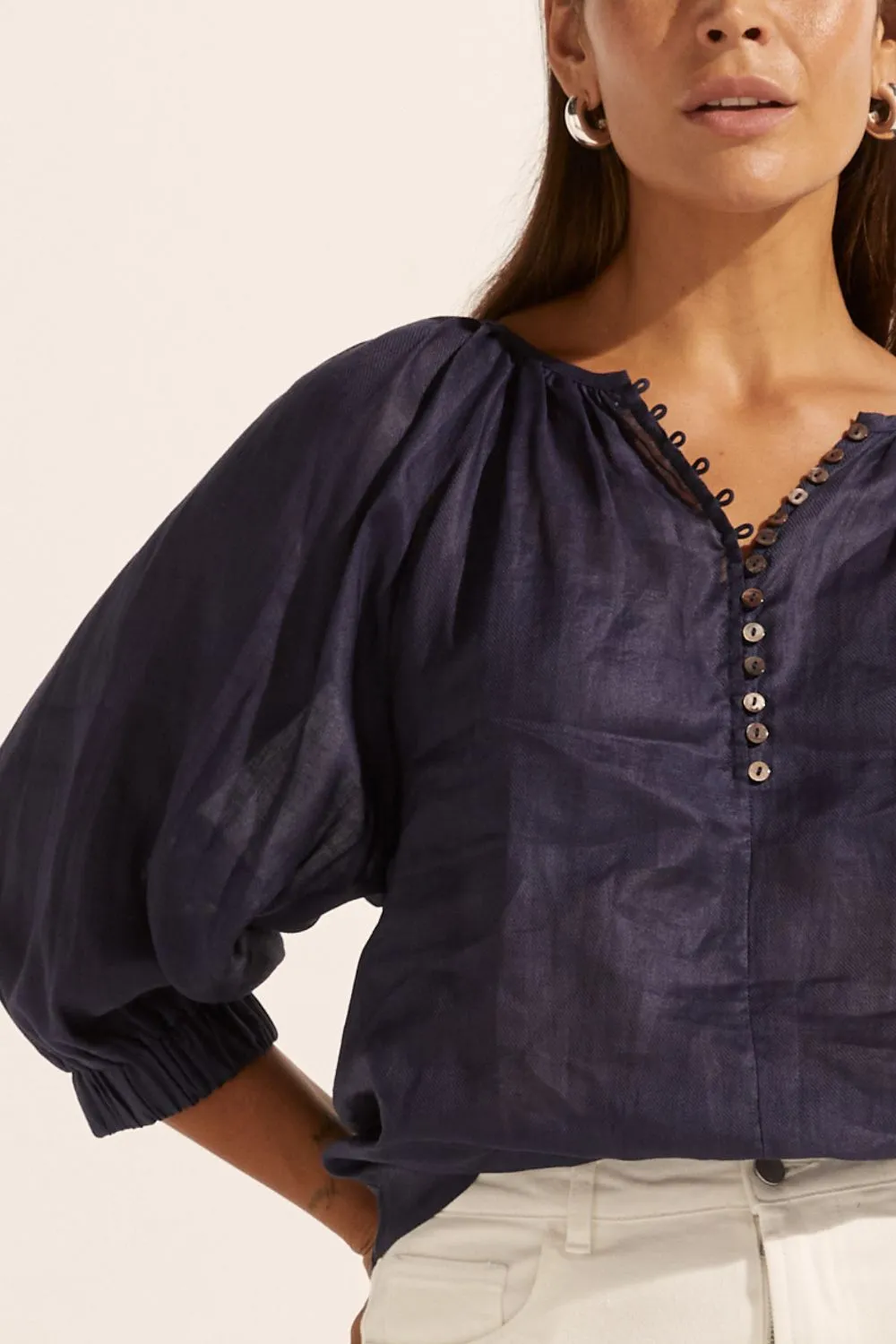 Zoe Kratzmann Imbue Top - Indigo