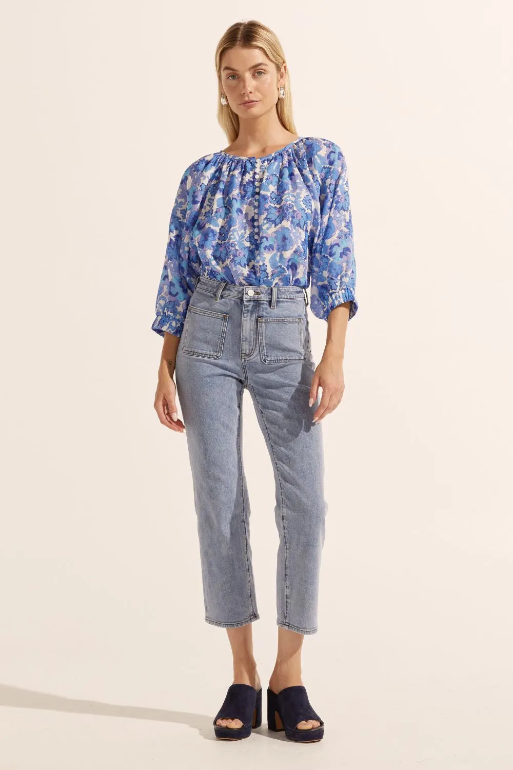 ZOE KRATZMANN | IMBUE TOP PACIFIC FLORAL