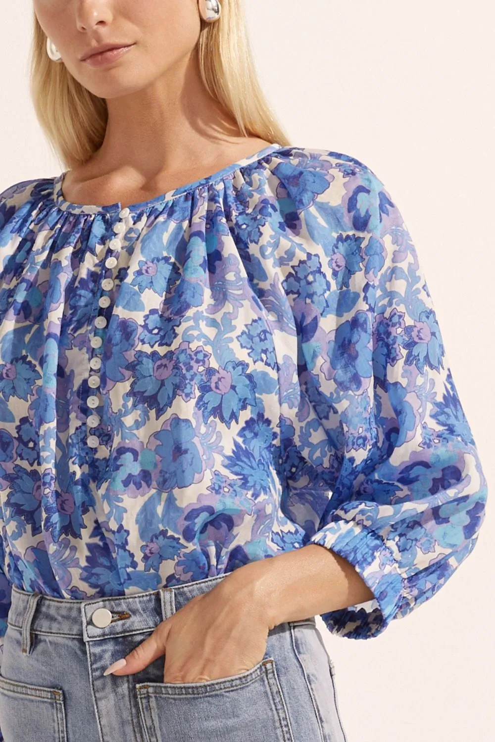 ZOE KRATZMANN | IMBUE TOP PACIFIC FLORAL