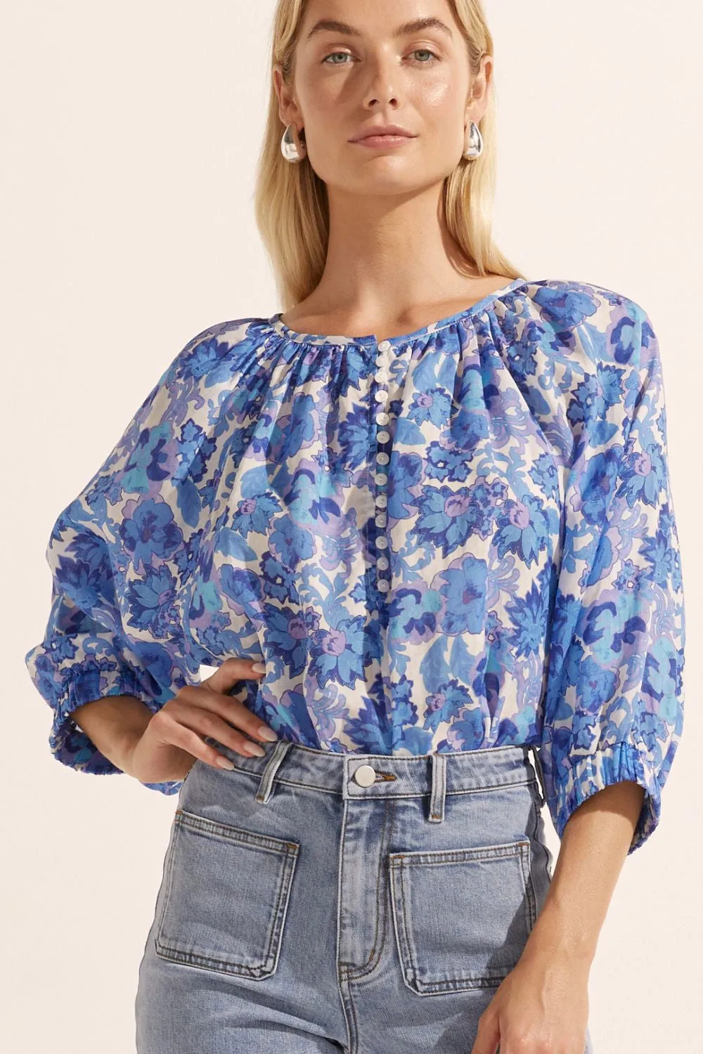 ZOE KRATZMANN | IMBUE TOP PACIFIC FLORAL